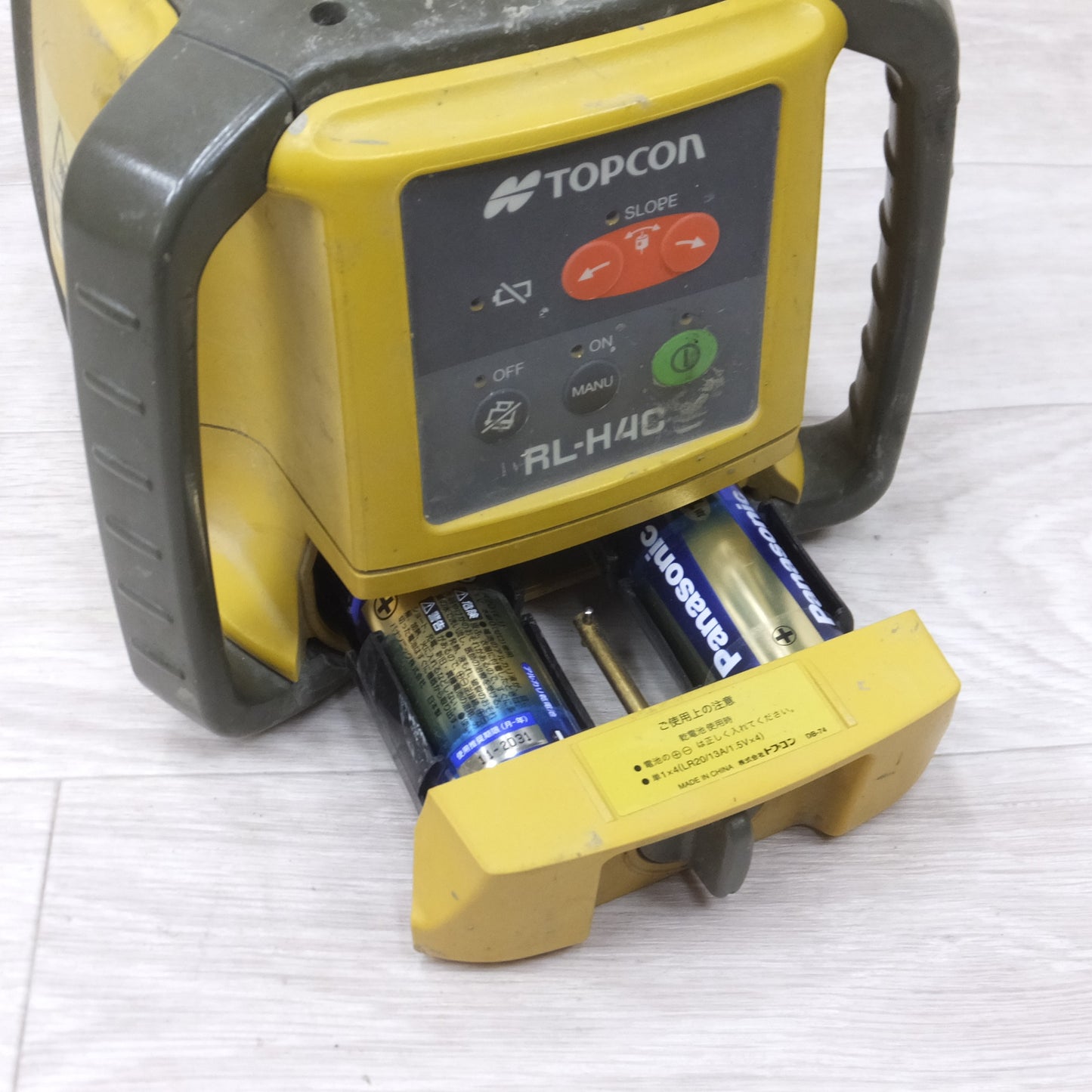 [送料無料] 受光器2個◆トプコン TOPCON ローテーティング レーザー RL-H4C 回転 レーザー レベル LS-80L ケース付き 乾電池式 測量 測定機◆