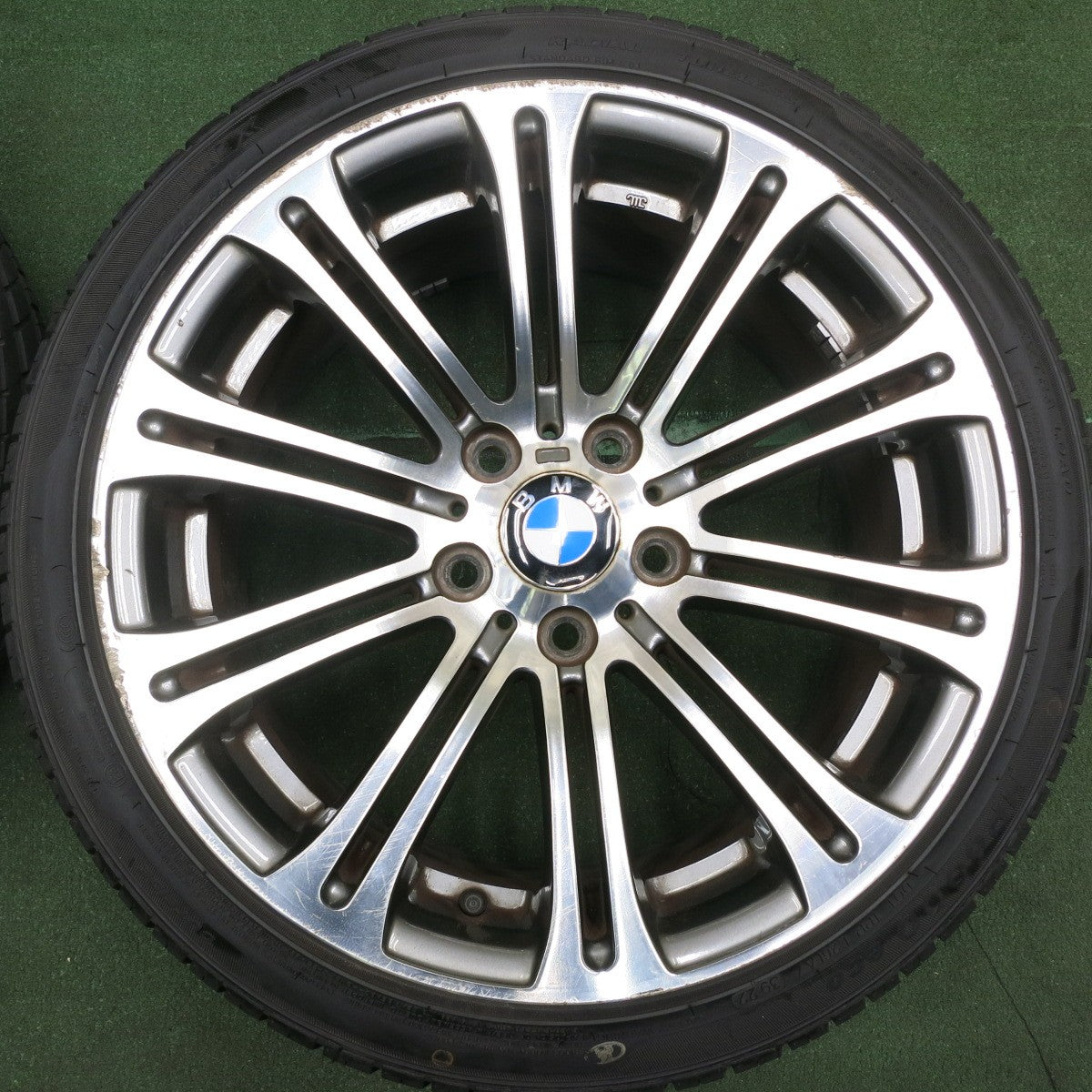 *送料無料* バリ溝！22年！8.5分★BMW E92 M3 タイプ 225/40R18 ジーテックス HP6000 eco 18インチ PCD120/5H★4060403HAノ