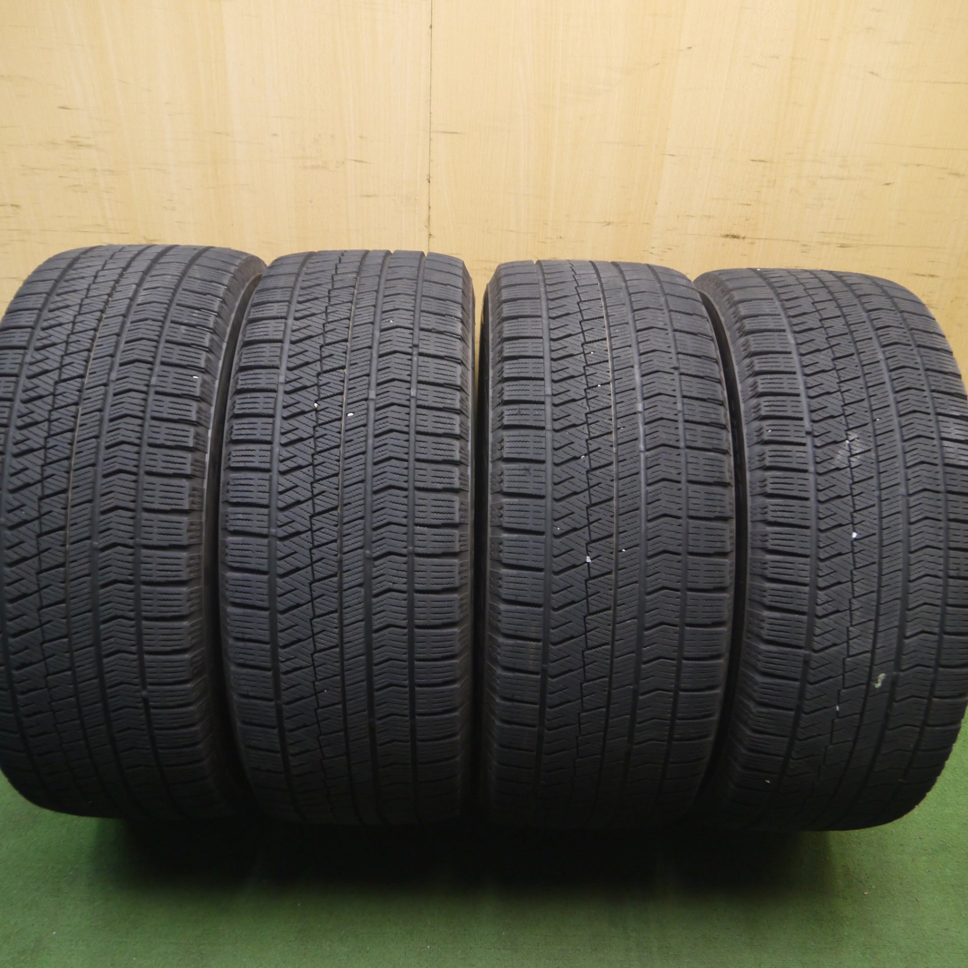 *送料無料* バリ溝！キレイ！9分★ベンツ Sクラス W222 純正 245/50R18 スタッドレス ブリヂストン ブリザック VRX2 18インチ  PCD112/5H★4060410Hス