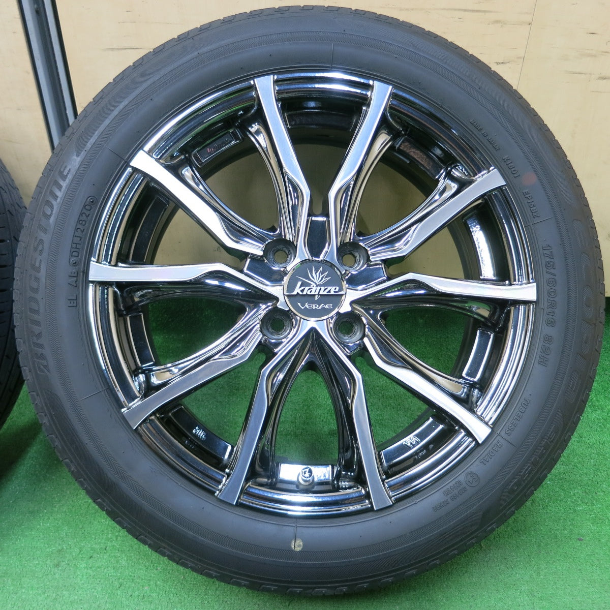 *送料無料* キレイ！20年★kranze VERAE 175/60R16 ブリヂストン エコピア EP150 クレンツェ ヴェラーエ PCD100/4H★4040608イノ