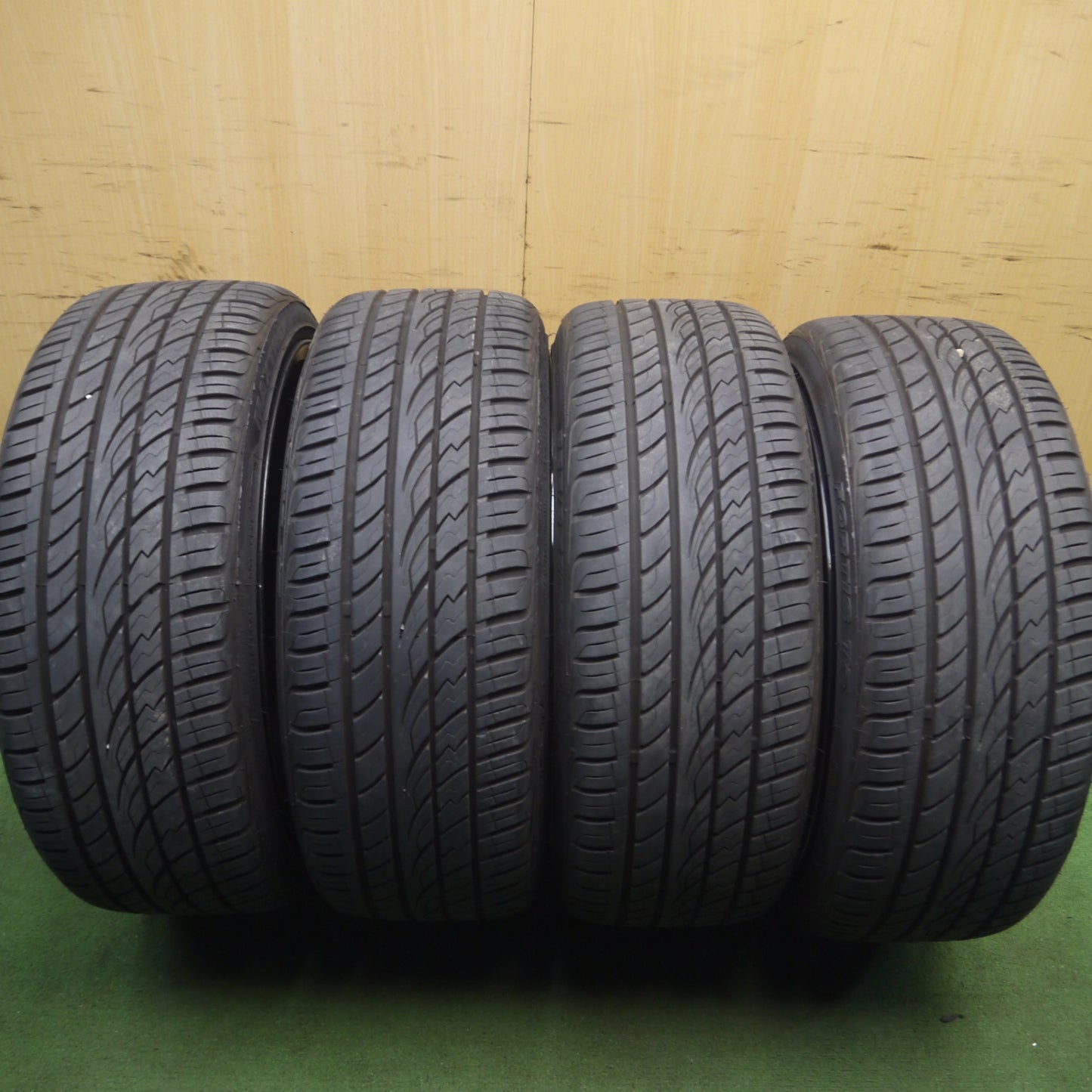 *送料無料* バリ溝！20年！キレイ！9.5分★225/35R20 マックストレック FORTIS T5 Verthandi ヴェルザンディ 20インチ PCD114.3/5H★4031504Hノ