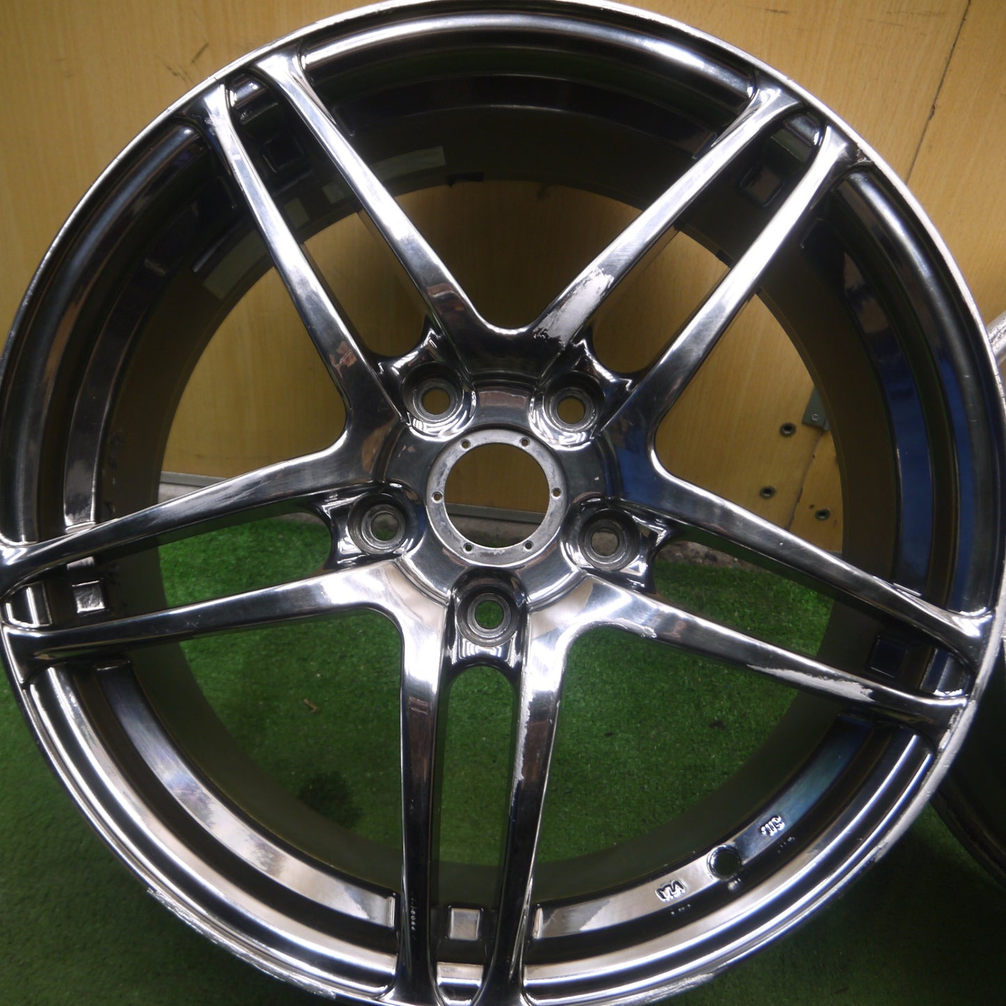 *送料無料* 4本価格★AVS MODEL5 モデル5 17インチ ホイール 17×7JJ PCD114.3/5H★4062410Hホ