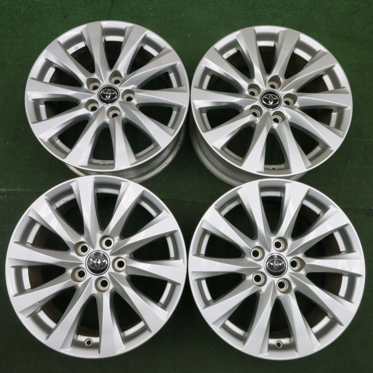 テスト出品 4本価格★トヨタ 70系 カムリ 純正 ホイール 17インチ 17×7.5J PCD114.3/5H★4063005HAホ