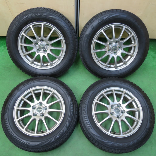 *送料無料* キレイ★プリウス等 195/65R15 スタッドレス ブリヂストン ブリザック VRX2 ECO FORME エコフォルム PCD100/5H★4090104イス