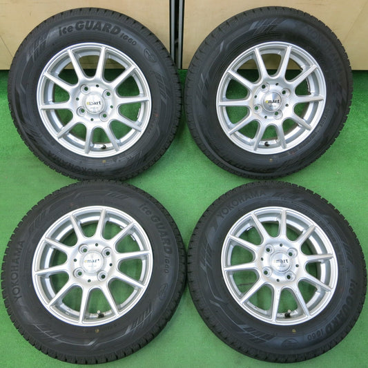 *送料無料* バリ溝！9.5分以上★スタッドレス 145/80R13 ヨコハマ アイスガード iG60 smart MANARAY SPORT 13インチ PCD100/4H★4042915イス