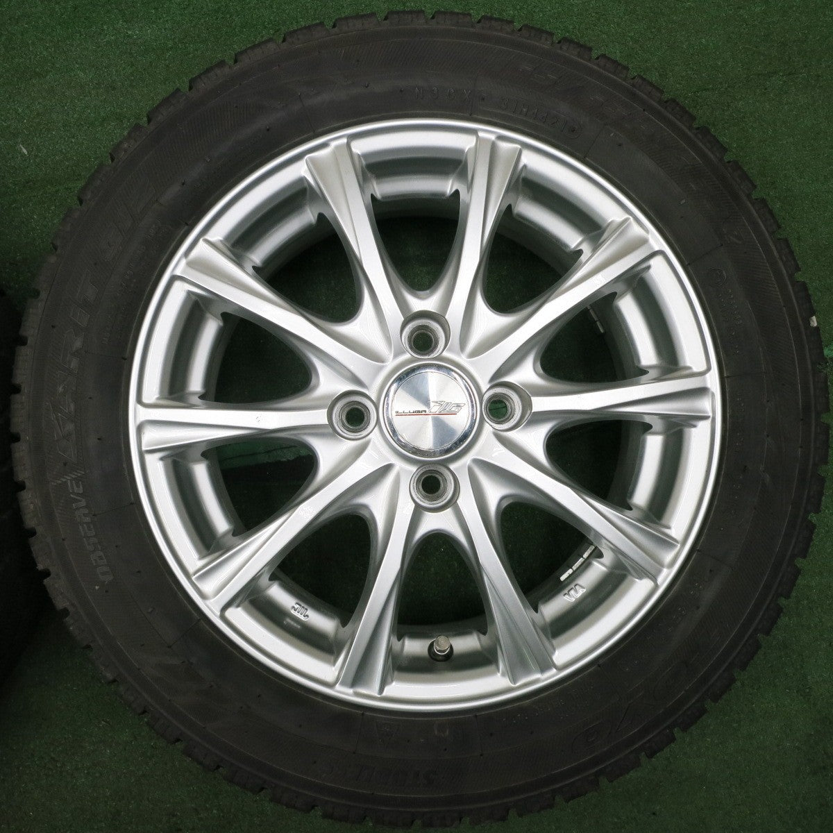 *送料無料* バリ溝！21年！キレイ！9.5分以上★スタッドレス 165/65R14 トーヨー オブザーブ ガリット GIZ ILLUGA ILG 14インチ PCD100/4H★4043001NJス