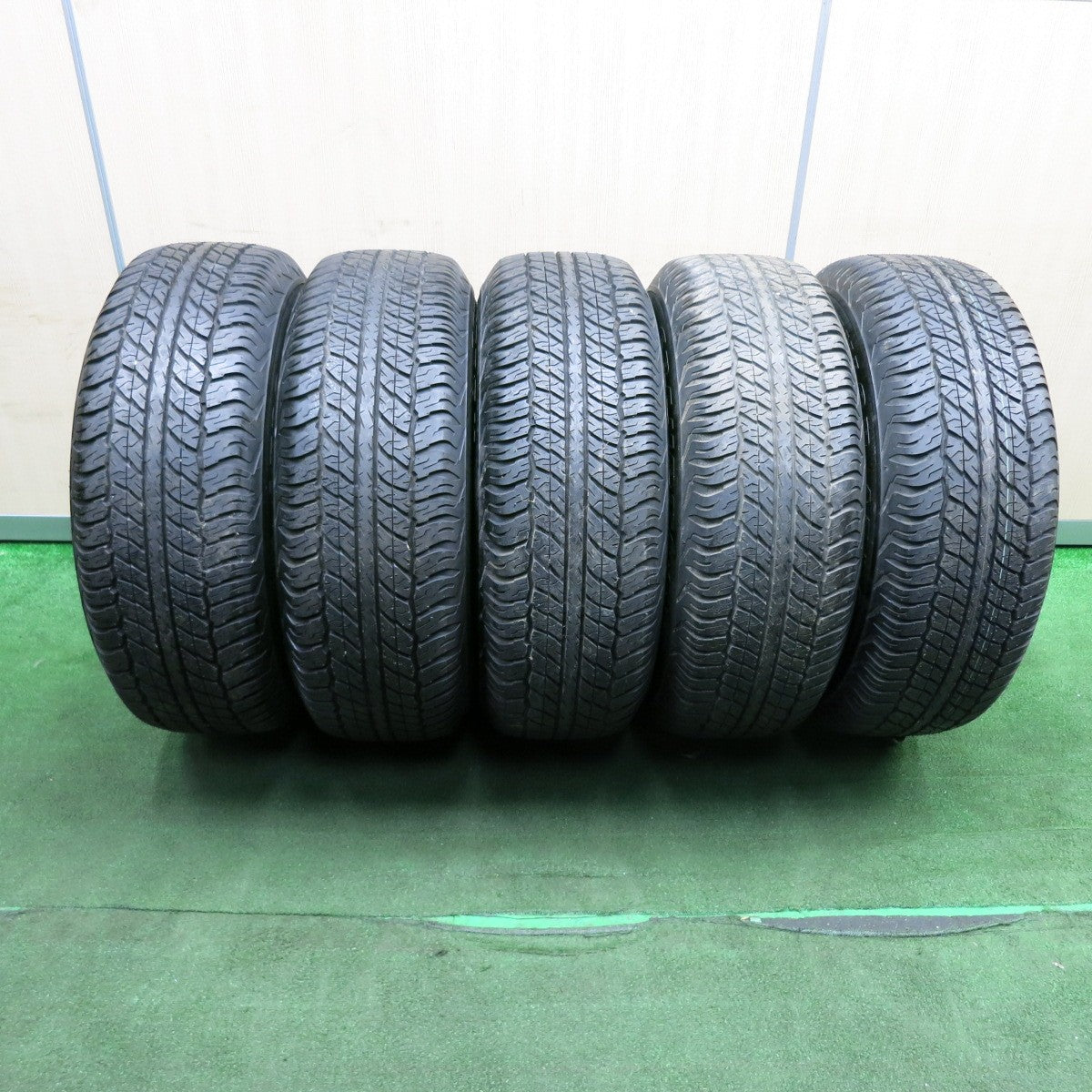 *送料無料* 新車外し★トヨタ 再販 復刻 70 ランクル 純正 265/70R16 ダンロップ AT20 グラントレック 16インチ PCD150/5H★4032503TNノ