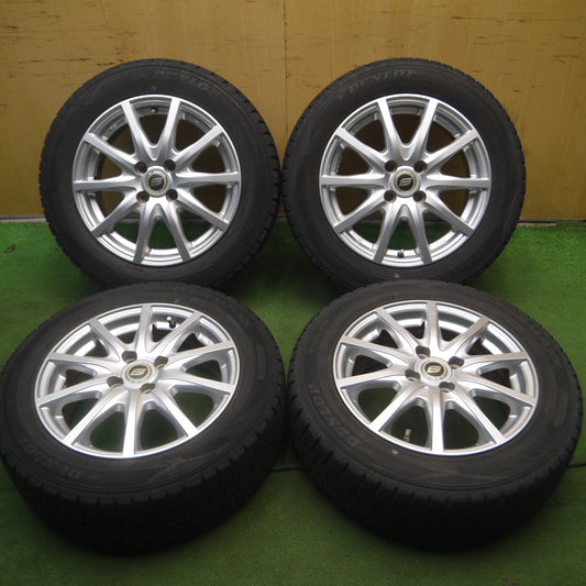 *送料無料* バリ溝！20年！9.5分★スタッドレス 185/60R15 ダンロップ ウインターマックス WM02 STRANGER ストレンジャー 15インチ PCD100/4H★4072202Hス