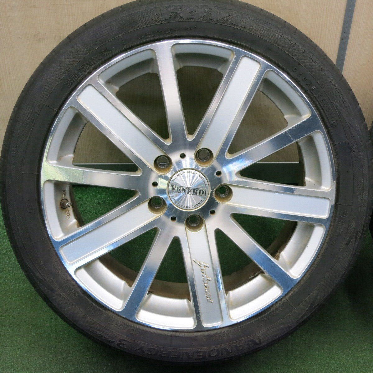 *送料無料* 4本価格★VENERDi COSMIC 215/45R17 トーヨー ナノエナジー3 プラス ヴェネルディ コスミック 17インチ PCD114.3/5H★4041501TNノ