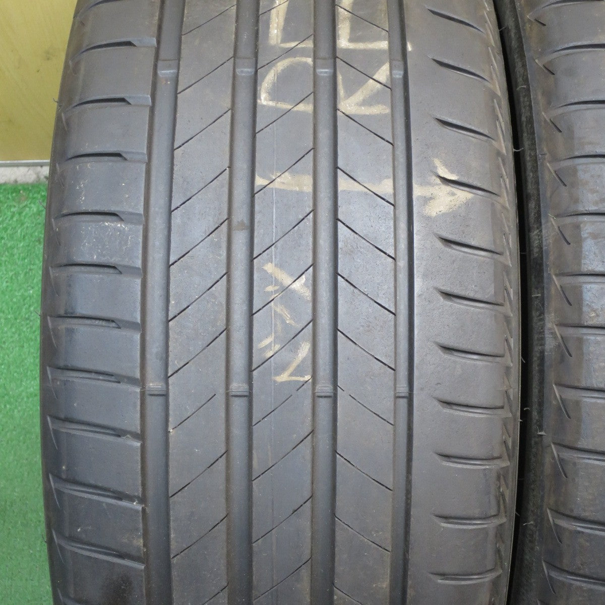 *送料無料* バリ溝！21年！9.5分★255/40R20 285/35R20 ブリヂストン トランザ T005 MO-S タイヤ 20インチ ベンツ  W223 Sクラス等★4060803クノタ