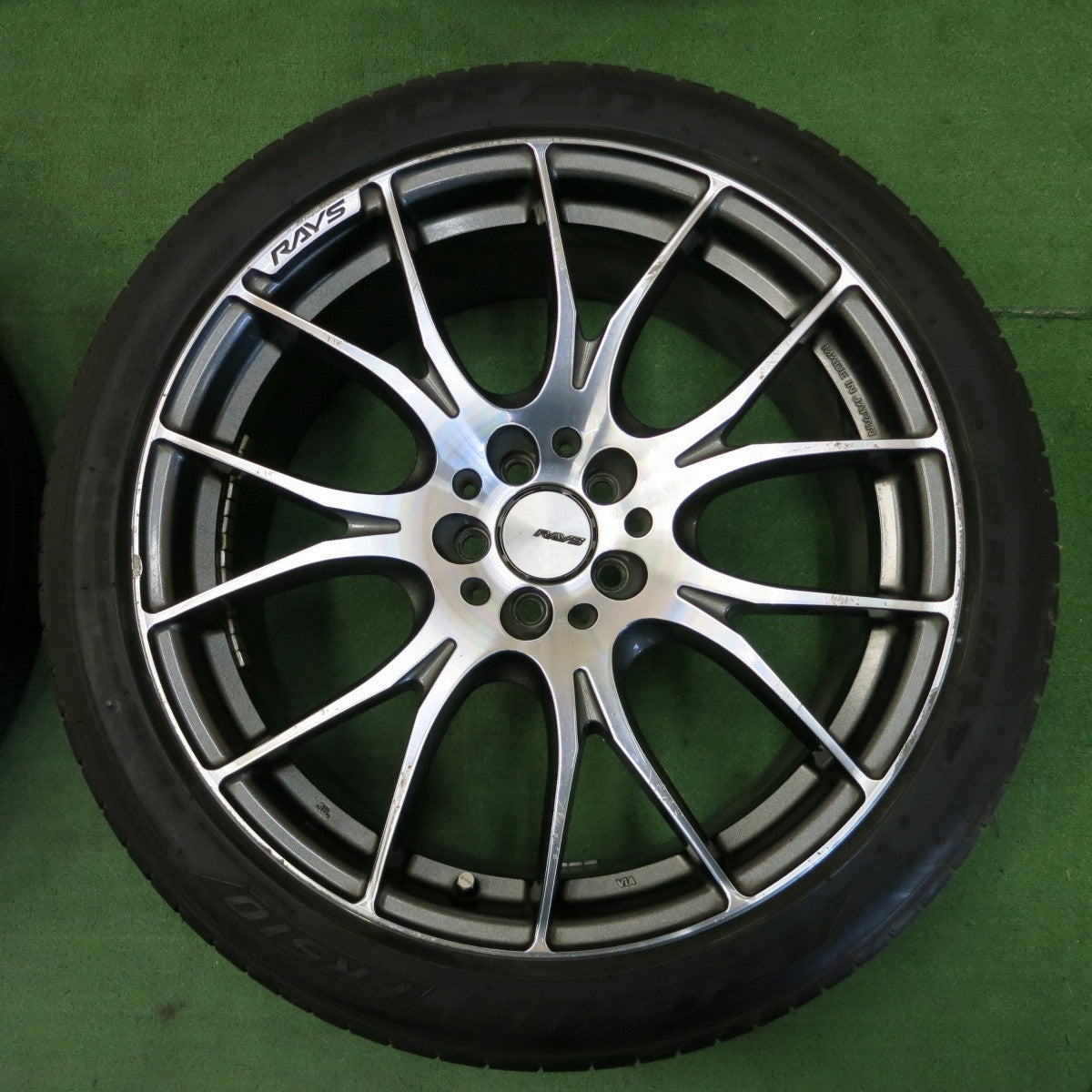 *送料無料* 4本★RAYS HOMURA 2X7 225/45R19 ファルケン アゼニス FK510 レイズ ホムラ PCD100/5H★4061402ナノ