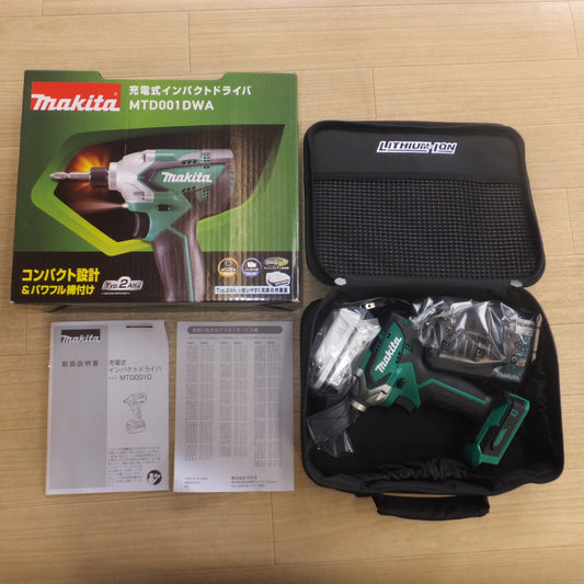 [送料無料] 未使用★マキタ makita 充電式インパクトドライバ MTD001DWA★