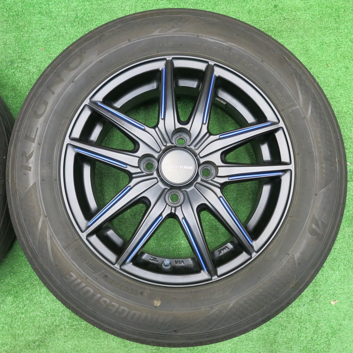 [送料無料] キレイ！22年★175/70R14 ブリヂストン レグノ GR-X2 ECO FORME エコフォルム 14インチ PCD100/4H★4100502NJノ