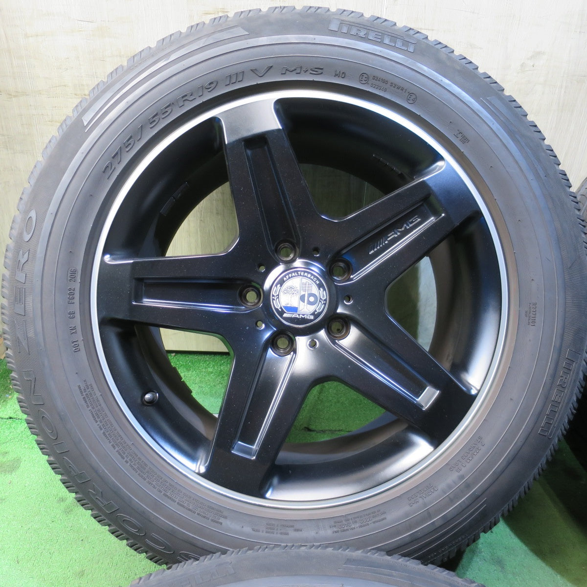 *送料無料* 4本価格★ベンツ Gクラス ゲレンデ W463 純正 AMG 275/55R19 ピレリ スコーピオン ゼロ PCD130/5H★4031801クノ