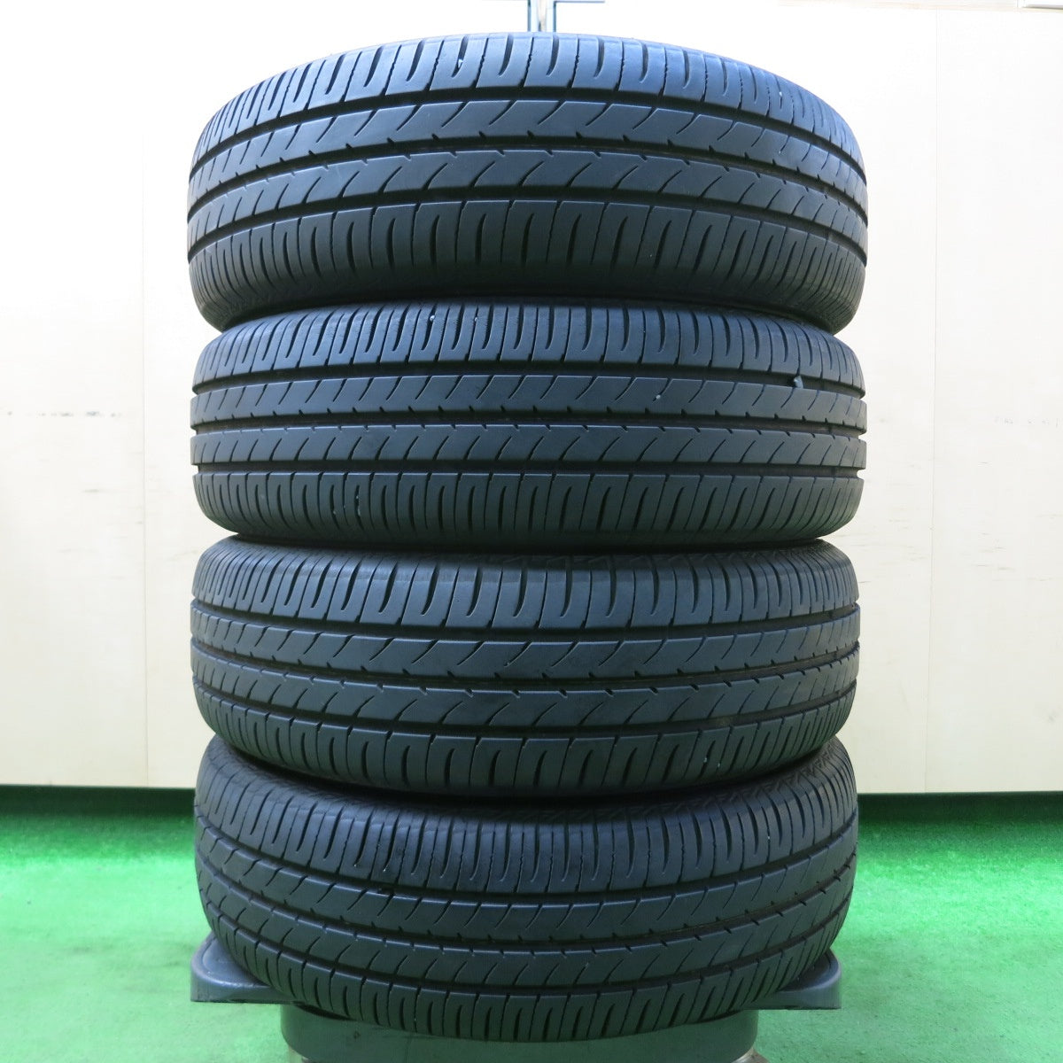 *送料無料* バリ溝！20年！8.5分★スズキ MRワゴン 純正 155/65R13 トーヨー ナノエナジー3 13インチ PCD100/4H★4042603イノ