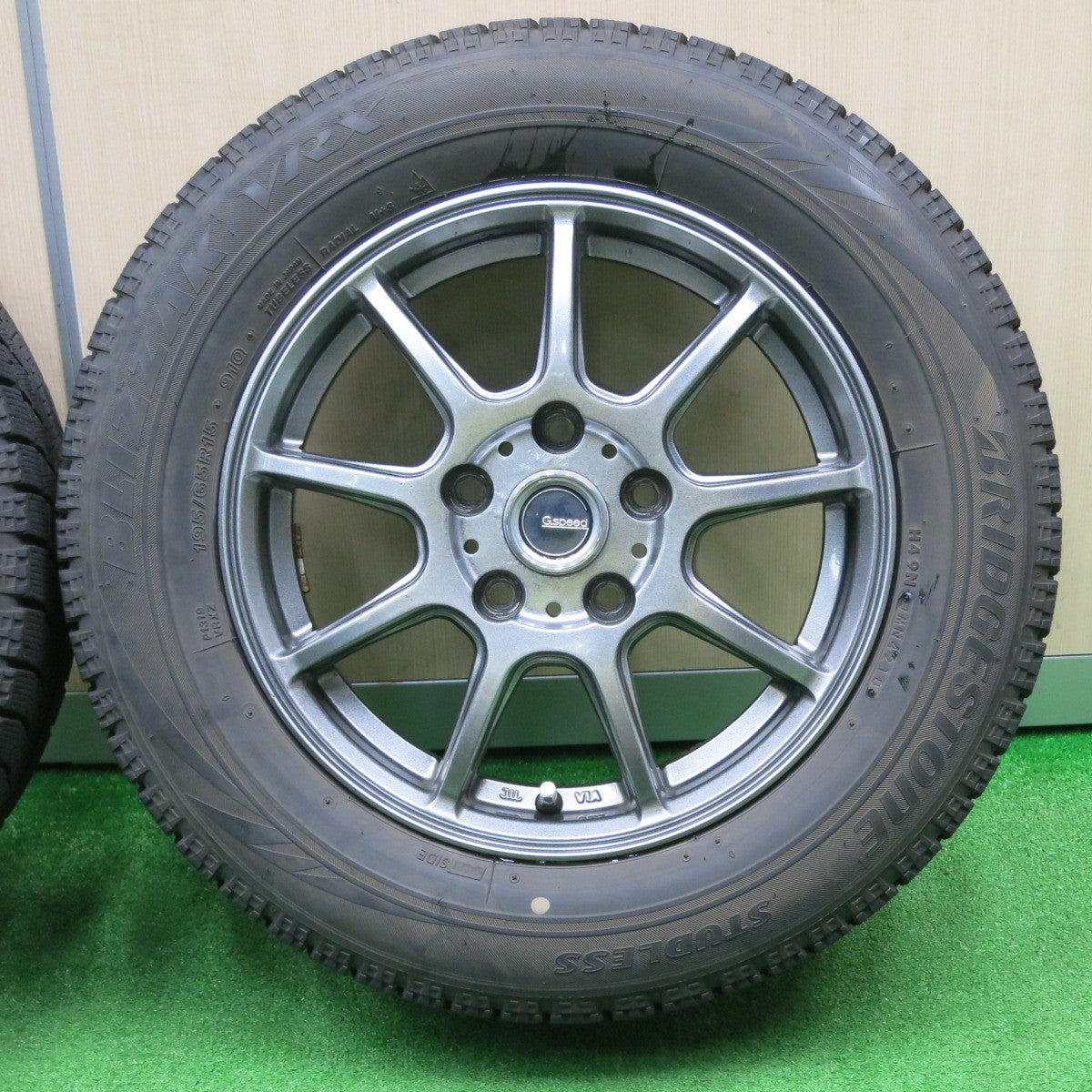 [送料無料] 4本価格★スタッドレス 195/65R15 ブリヂストン ブリザック VRX G.Speed Gスピード 15インチ PCD114.3/5H★4100302NJス