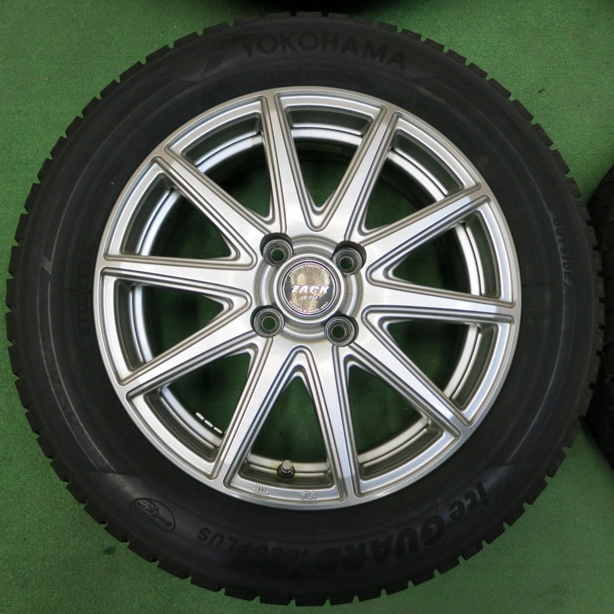 *送料無料* バリ溝！綺麗！9.5分以上★スタッドレス 175/65R15 ヨコハマ アイスガード iG50 プラス ZACK JP-710 MONZA ザック PCD100/4H★4050216イス