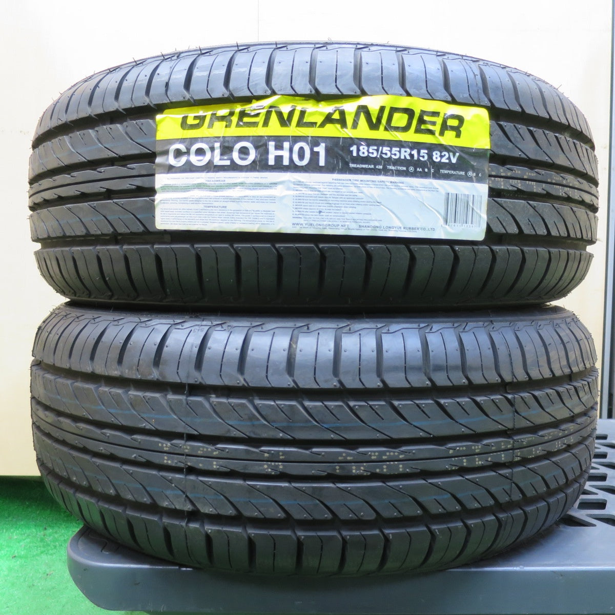 [送料無料] 未使用★185/55R15 グリンランダー COLO H01 タイヤ 15インチ bB パッソ ヴィッツ 等★4110507イノタ