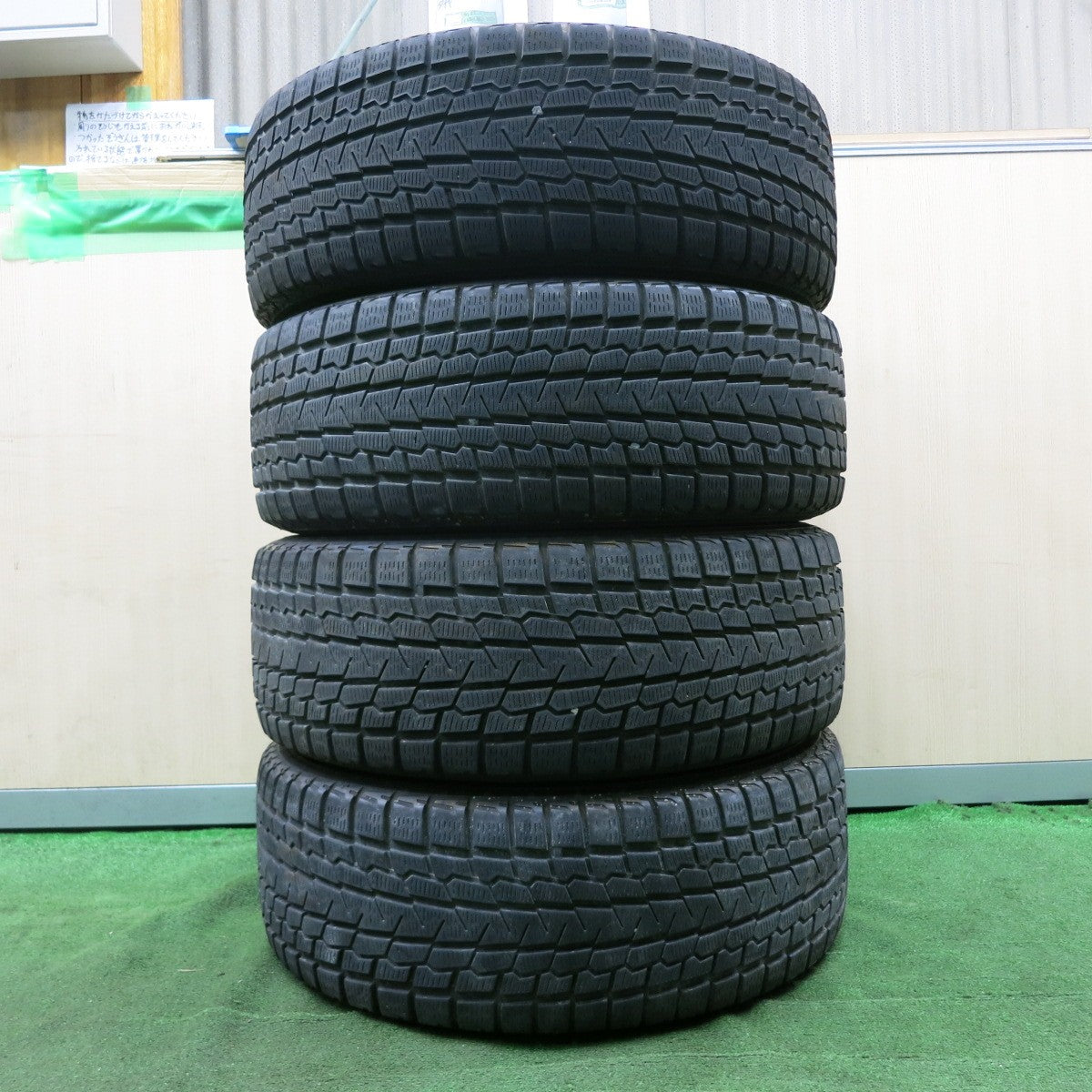 *送料無料* キレイ★ベンツ X253 GLCクラス 純正 235/55R19 スタッドレス ヨコハマ アイスガード G075 19インチ PCD112/5H★4061404NJス