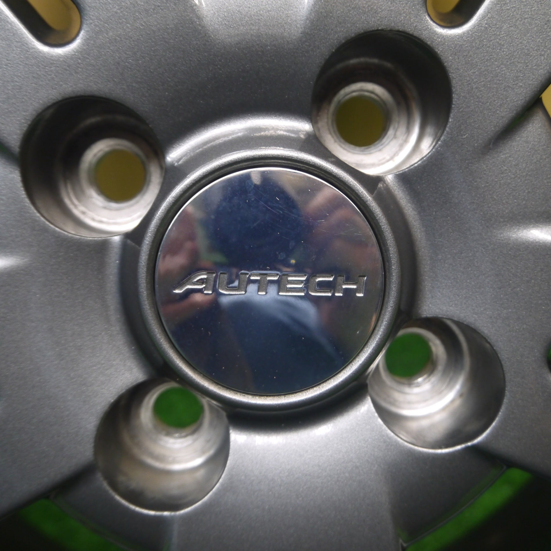 *送料無料* キレイ★日産 E11 ノート 純正 AUTECH ホイール 15インチ 15×5.5J オーテック PCD100/4H★4090305Hホ