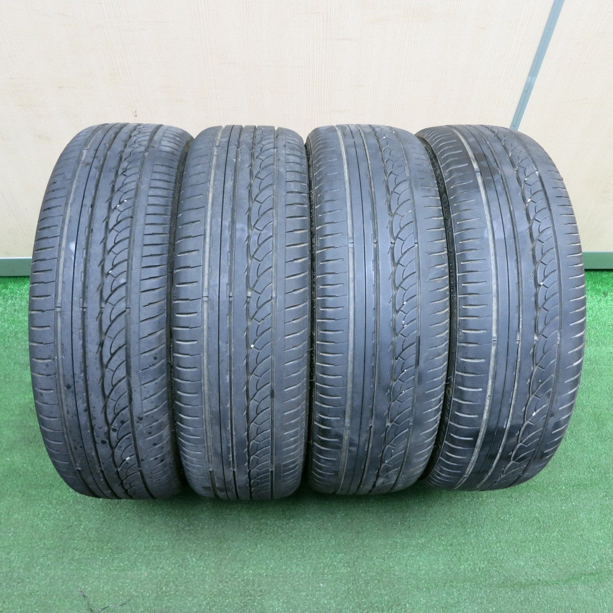 *送料無料* バリ溝！20年！9分★165/35R18 ナンカン AS-1 AW aw-190 LG190 18インチ PCD100/4H  軽自動車★4032601TNノ