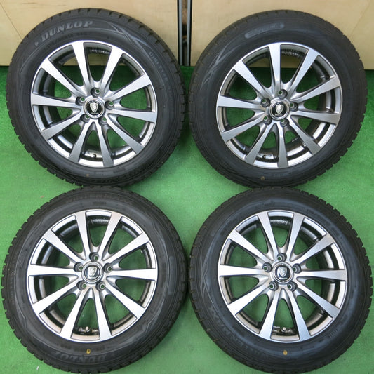 *送料無料* バリ溝！キレイ！9.5分★スタッドレス 175/65R15 ダンロップ ウインターマックス WM01 MANARAY SPORT マナレイ PCD100/5H★4031609イス