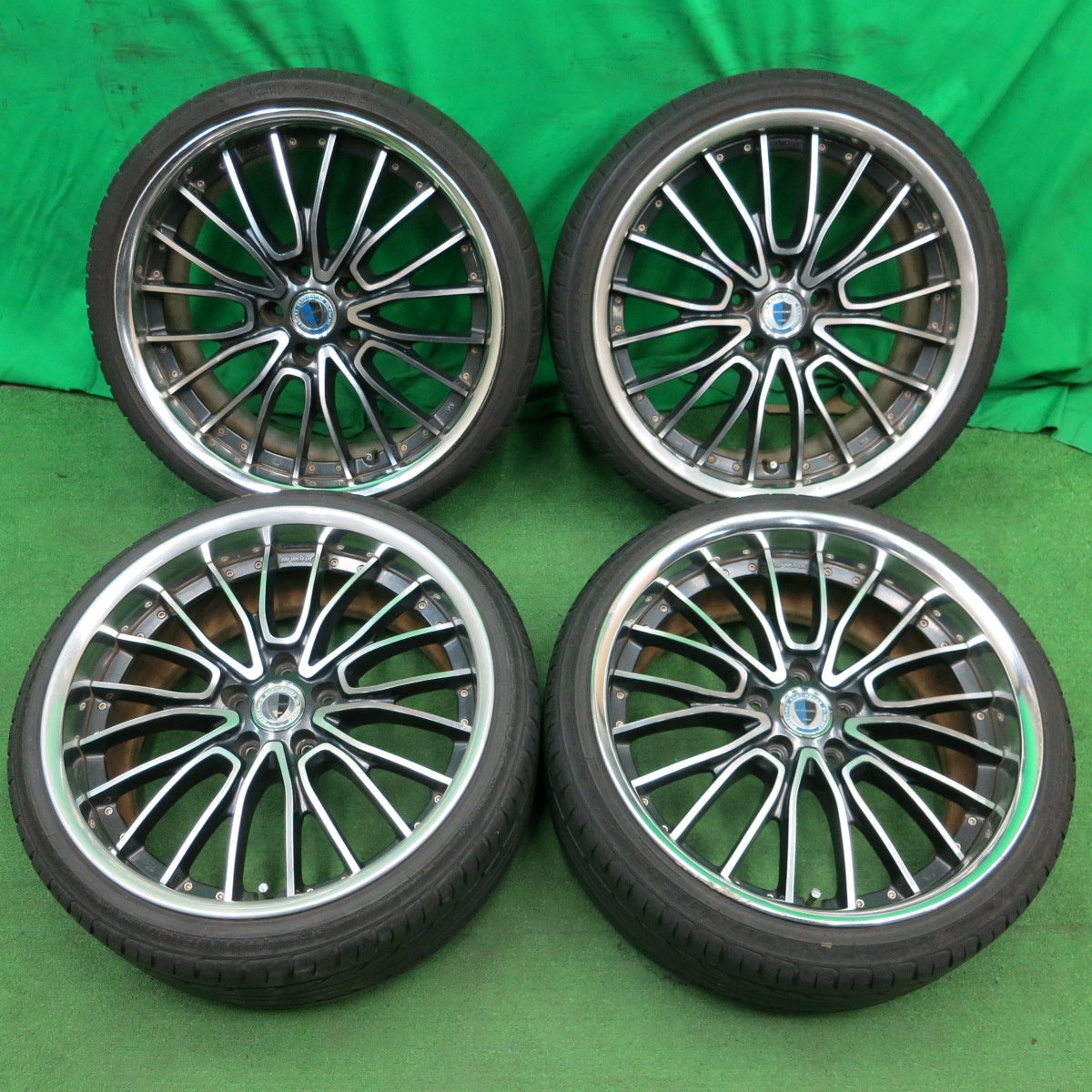 *送料無料* バリ溝！21年！9.5分★WORK SCHWERT SW5 GMP2 225/35R19 デリンテ サンダー D7 ワーク シュバート 19インチ PCD114.3/5H★4050607ナノ