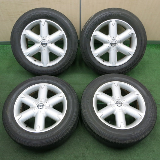 *送料無料* 4本価格★日産 ムラーノ 純正 225/65R18 ブリヂストン デューラー H/L 850 18インチ PCD114.3/5H★4041706TNノ