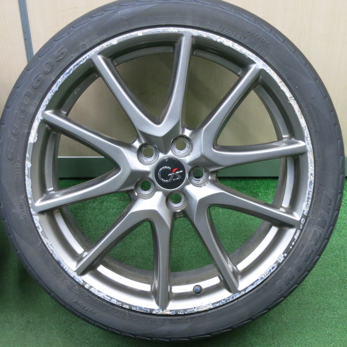 *送料無料* 4本★トヨタ 30系 プリウス G'z 純正 225/40R18 ヨコハマ ES300 マジーニ ECO605 プラス ウィンラン R330 PCD100/5H★4040602TNノ