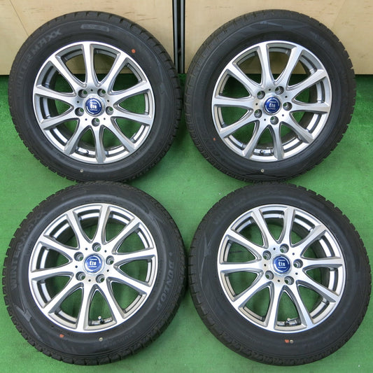 *送料無料* バリ溝！21年！キレイ！9.5分★スタッドレス 205/55R16 ダンロップ ウインターマックス WM02 TIRADO Eta LA STRADA PCD114.3/5H★4052707イス