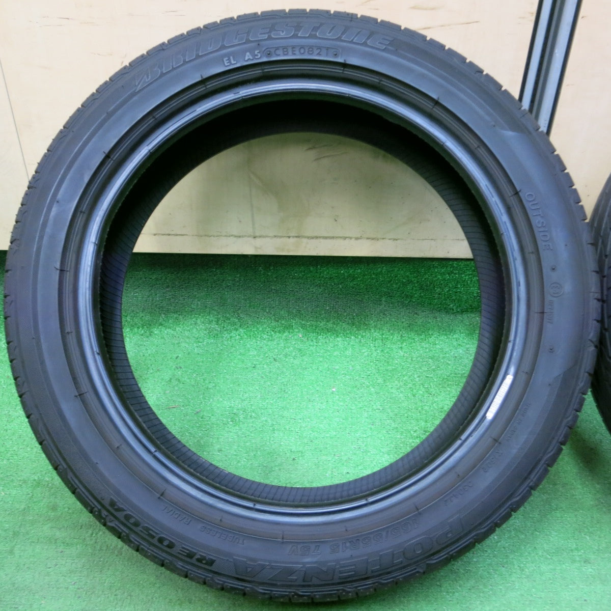 *送料無料* 4本！21年★165/55R15 ブリヂストン ポテンザ RE050A タイヤ 15インチ N-BOX タント ムーヴ ワゴンR アルト等★4051803イノタ