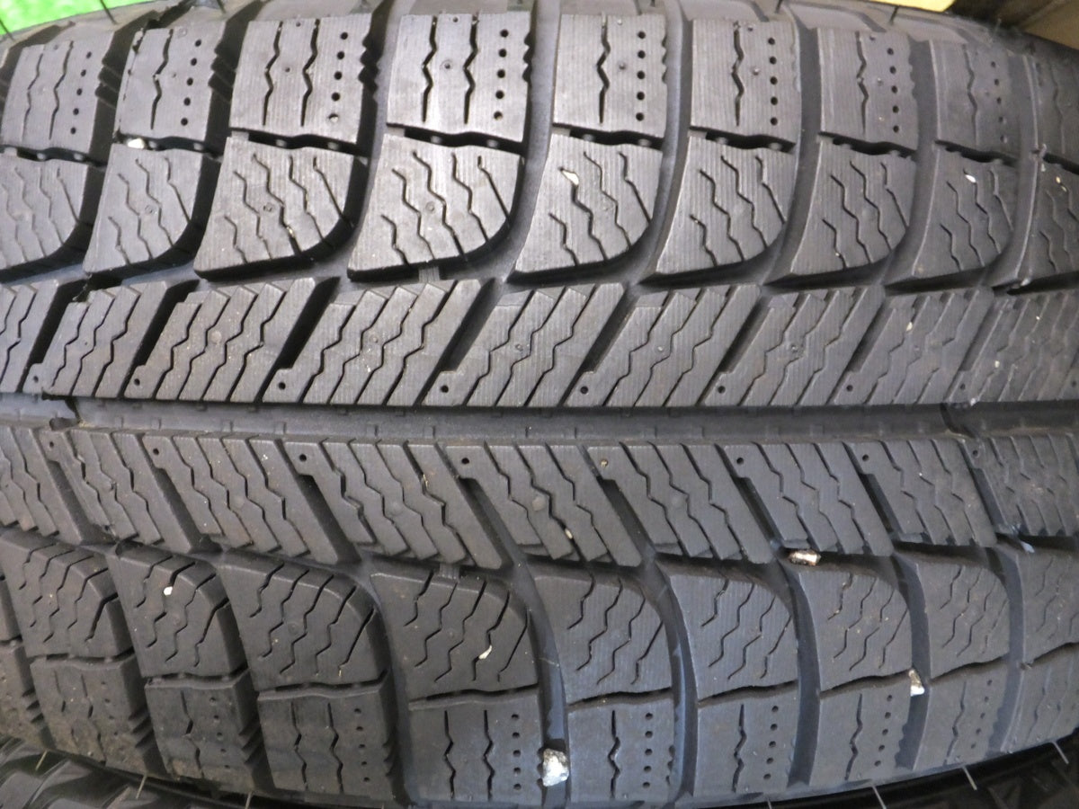 [送料無料] バリ溝！19年！ほぼ10分★ワーゲン 等 185/60R15 スタッドレス AGA ミシュラン X-ICE XI3 15インチ  PCD100/5H★2071905Hス