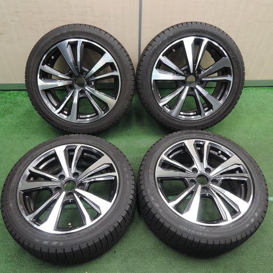 *送料無料*バリ溝！21年！キレイ！9.5分以上★ワーゲン アウディ 等 225/45R17 スタッドレス ダンロップ ウインターマックス03 社外 アルミ 17インチ PCD112/5H★4010702TNス