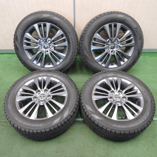 *送料無料* キレイ★トヨタ 90系 ヴォクシー 純正 205/60R16 スタッドレス ピレリ アイスアシンメトリコ 16インチ PCD114.3/5H★4031504NJス