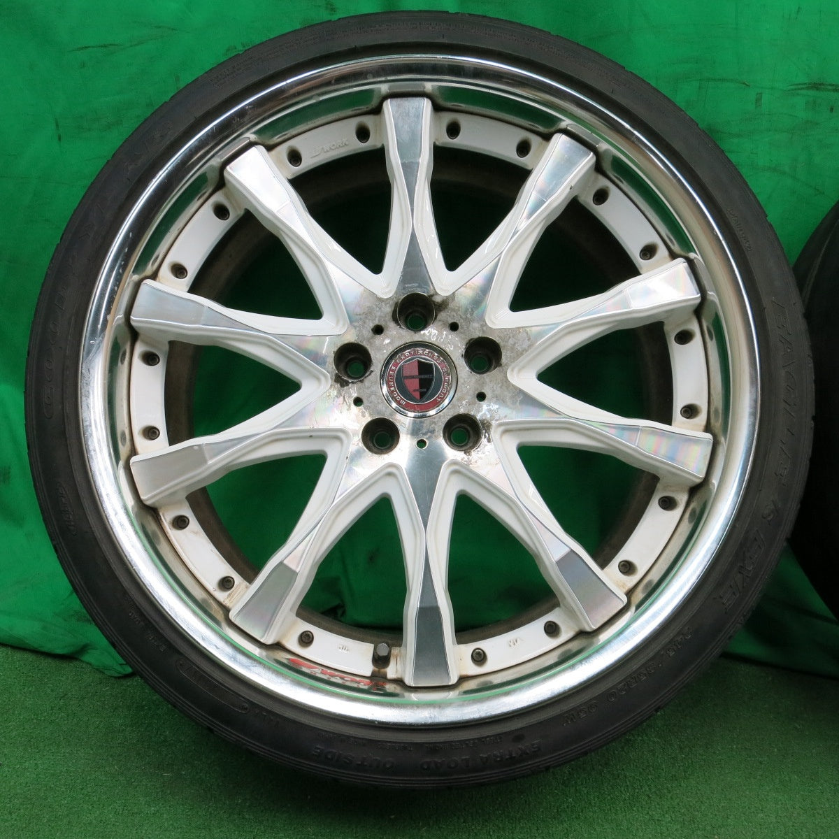 *送料無料* 4本価格！22年★WORK SCHWERT SC2 245/35R20  アプタニー RA301 グッドイヤー イーグル LS EXE ワーク シュヴァート PCD114.3/5H★4053104ナノ