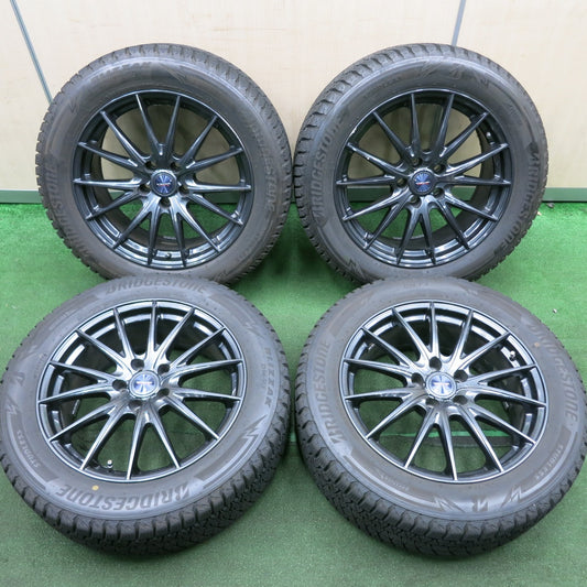 *送料無料* バリ溝！21年！9分★スタッドレス 235/55R18 ブリヂストン ブリザック DM-V3 VELVA SPORTZ ヴェルヴァ PCD114.3/5H★4042705HAス