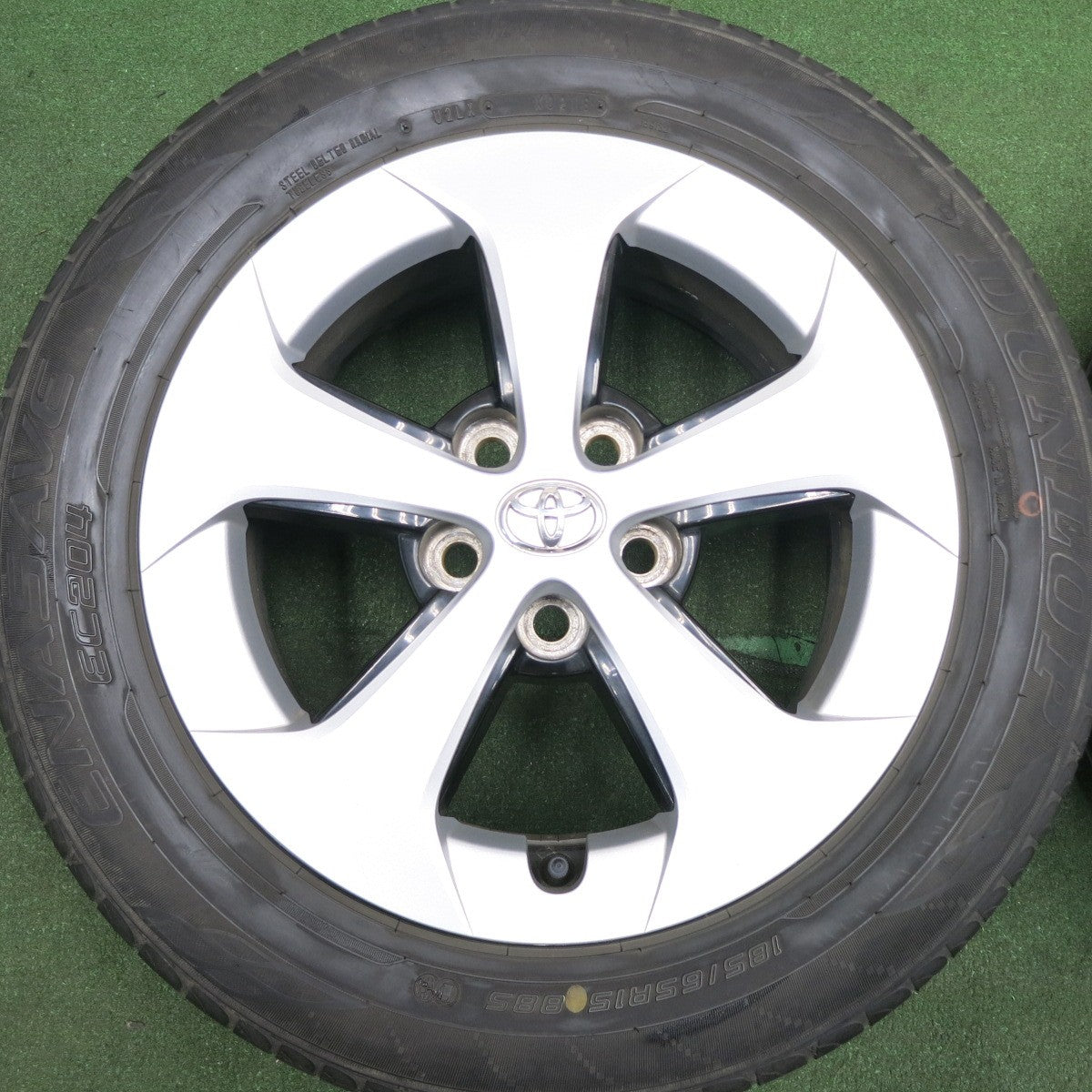 *送料無料* キレイ★トヨタ 30系 プリウス 純正 185/65R15 ダンロップ エナセーブ EC204 15インチ PCD100/5H★4032418HAノ