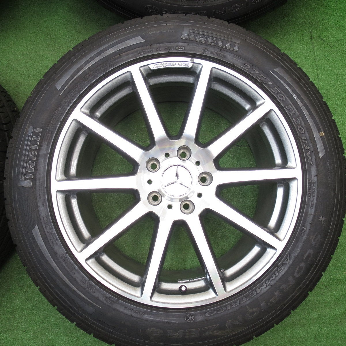 [送料無料] 新車外し！23年★ベンツ W463A Gクラス ゲレンデ G63 純正 AMG 275/50R20 ピレリ スコーピオン ゼロ アシンメトリコ 20インチ PCD130/5H★5040504KKノ