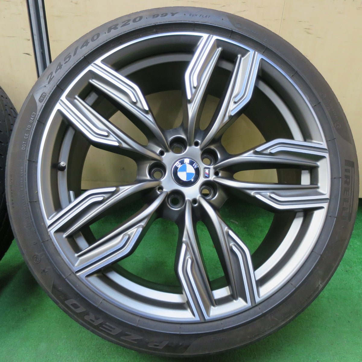 *送料無料* キレイ★BMW 7シリーズ G11 G12 純正 245/40R20 275/35R20 ピレリ PZERO ランフラット PCD112/5H★4072401イノ