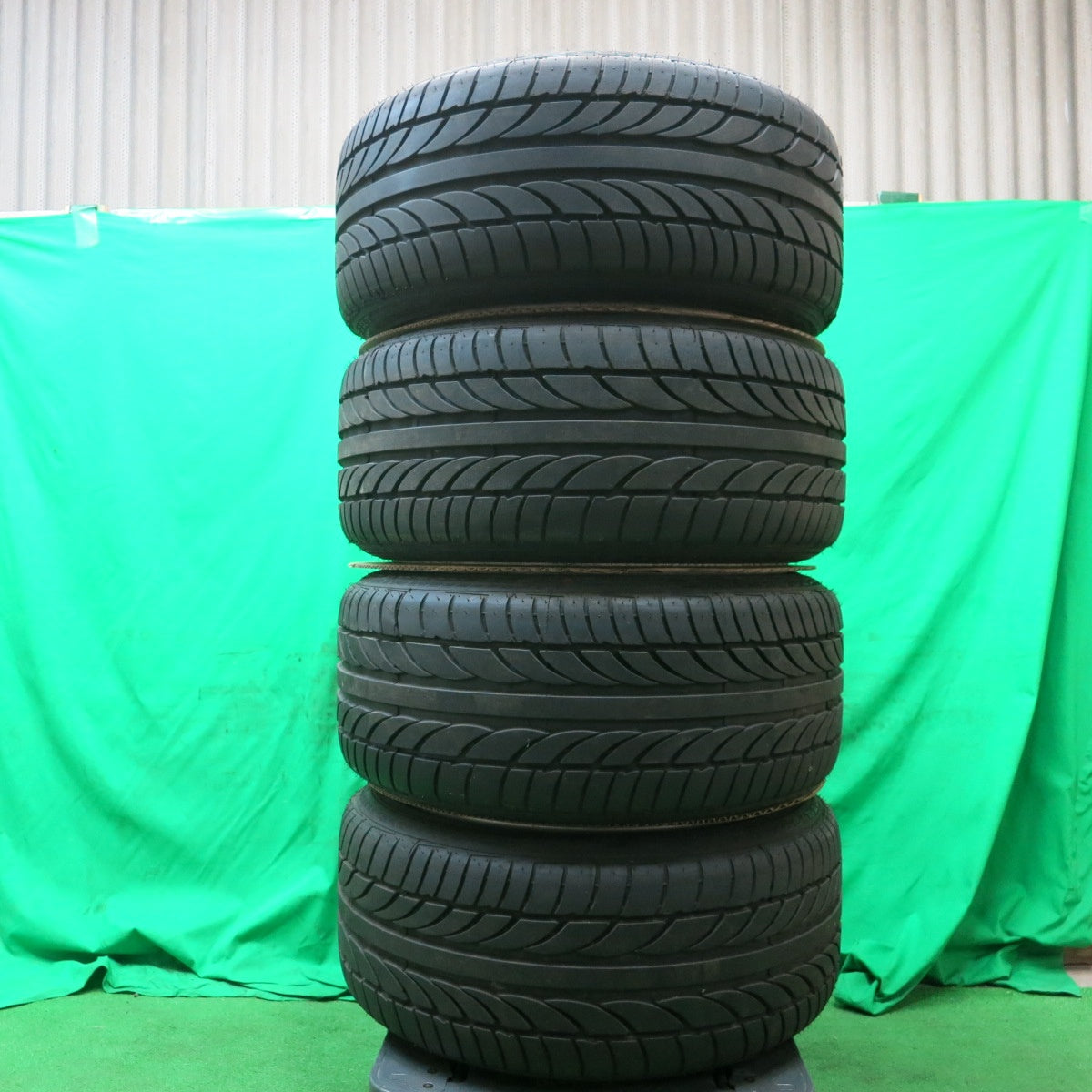 *送料無料* 超バリ溝！ほぼ10分★LEASING A.C.S 225/40R18 ATR SPORT 18インチ レアシング ACS PCD114.3/5H★4052203ナノ