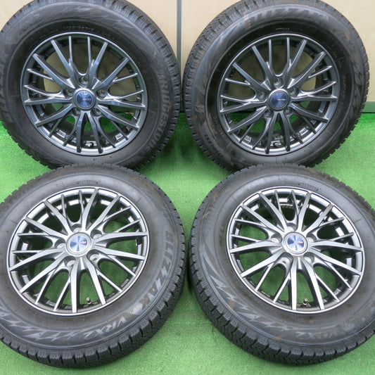 [送料無料] バリ溝！キレイ！9分★スタッドレス 195/65R15 ブリヂストン ブリザック VRX2 ravrion RM01 ラブリオン 15インチ PCD114.3/5H★5020402NJス