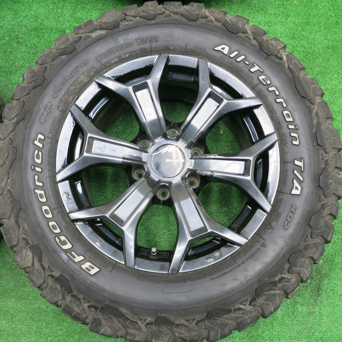 [送料無料] 4本価格★monarch モナーク 265/65R17 120/117S BFグッドリッチ All-Terrain KO2 17インチ PCD139.7/6H★4091204HAノ