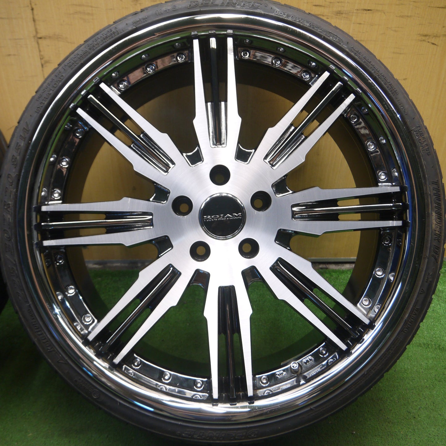 *送料無料* 2本価格★ROJAM 225/30R20 デリンテ サンダー D7 ニットー NEO テク GEN ロジャム 20インチ PCD114.3/5H★4040107Hノ