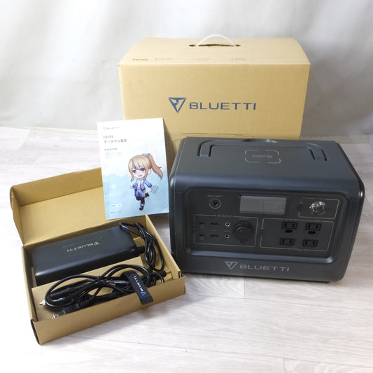 [送料無料] 美品◆BLUETTI 小型 ポータブル 電源 EB70S 充電器 防災 キャンプ 716Wh 800W◆