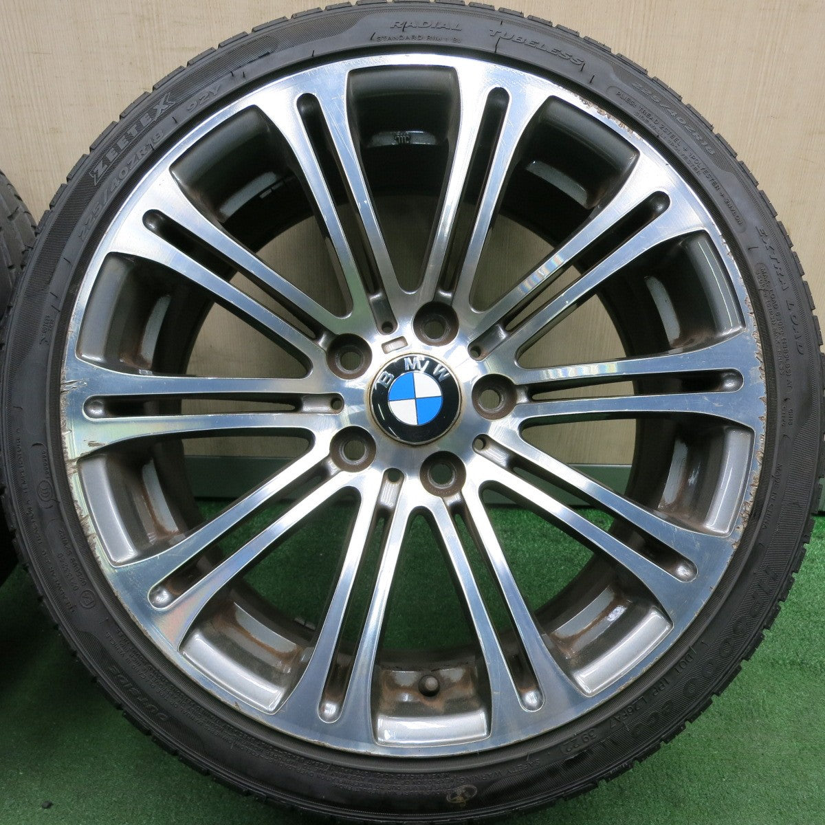 *送料無料* バリ溝！22年！8.5分★BMW E92 M3 タイプ 225/40R18 ジーテックス HP6000 eco 18インチ PCD120/5H★4060403HAノ