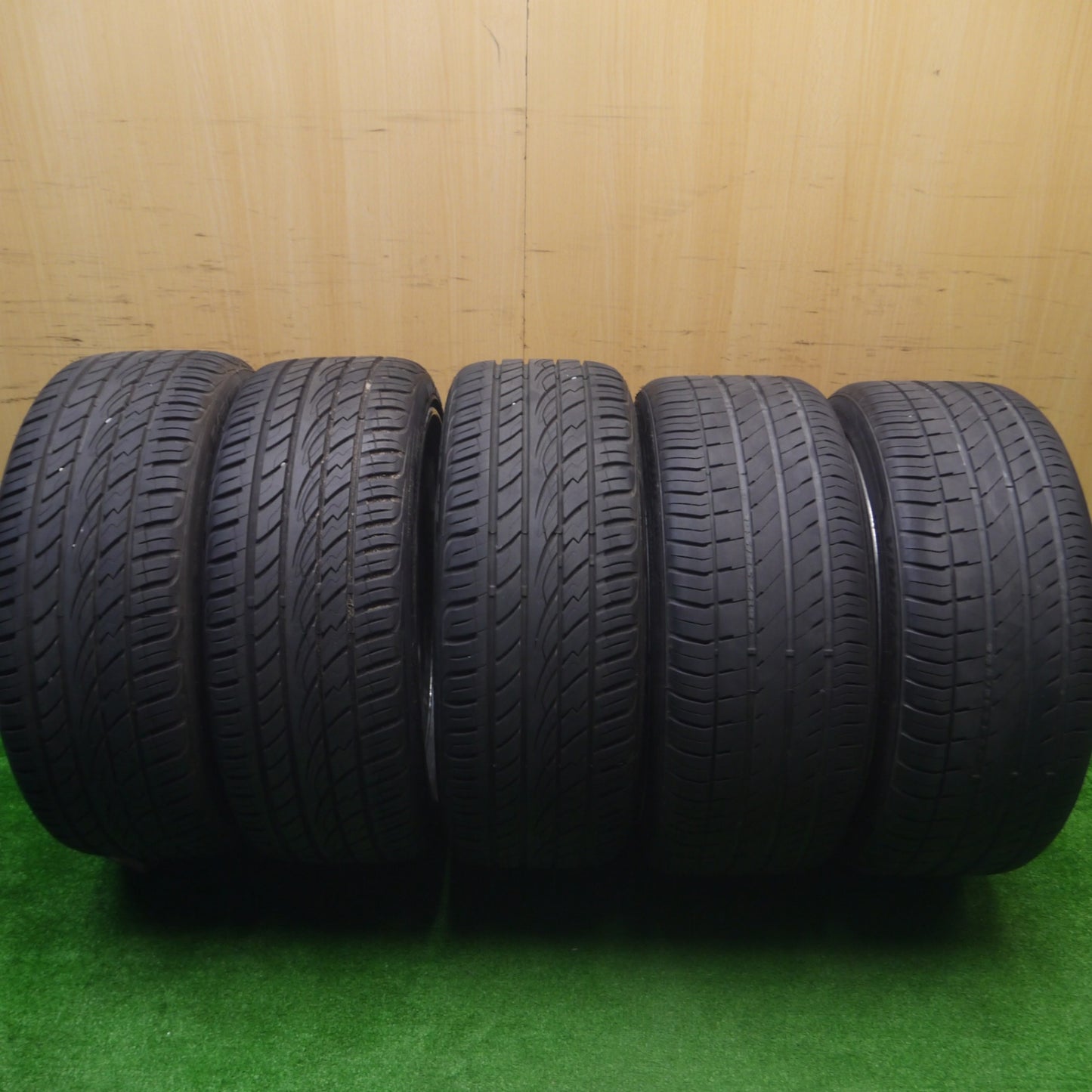 *送料無料* バリ溝！22年！9.5分★WORK SCHWERT SW4 -F 245/35R20 マックストレック FORTIS T5 ヴィンマックス ACTIVE V02 ワーク シュバート PCD114.3/5H★4082305Hノ