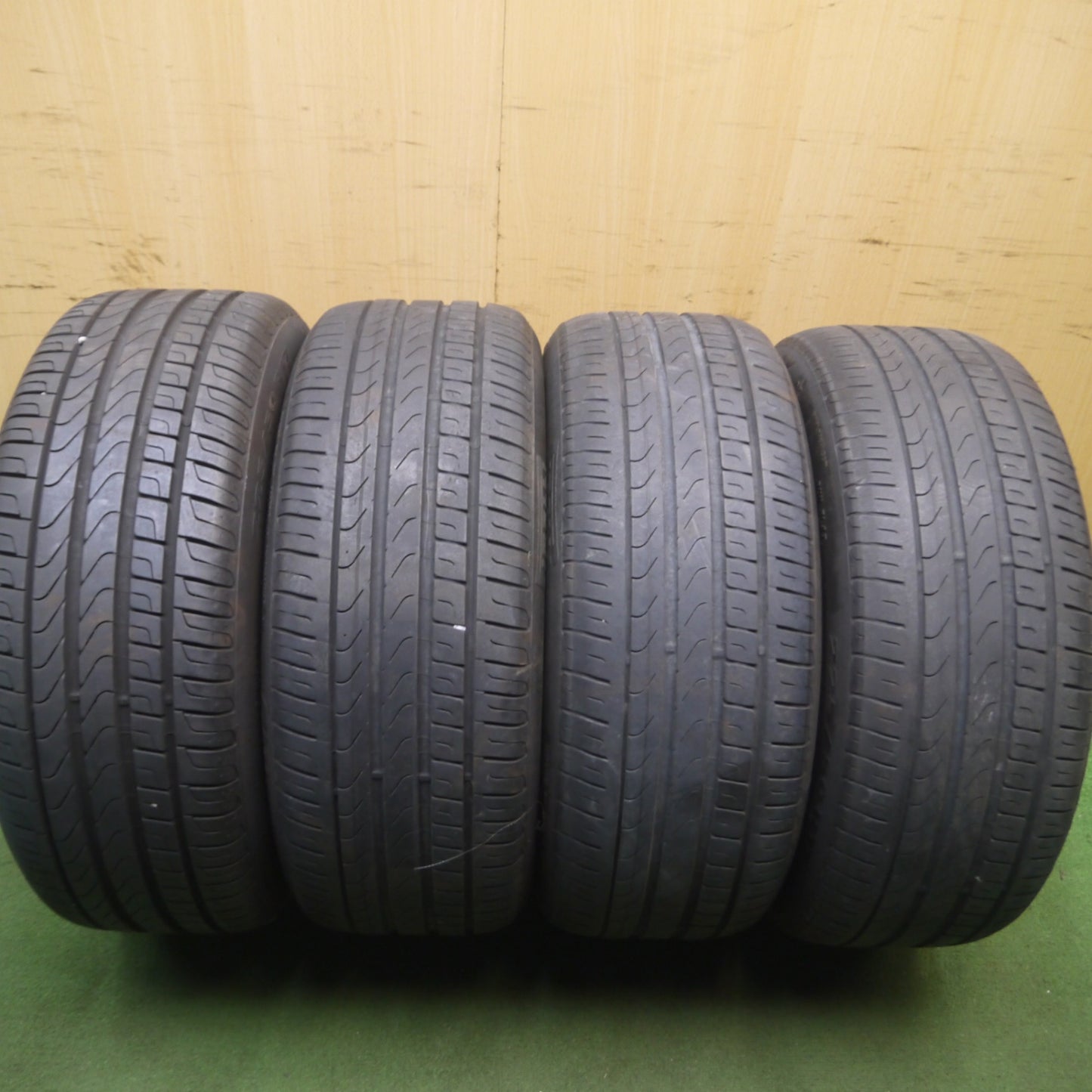 *送料無料* バリ溝！9.5分★BMW X1 E84 純正 225/50R17 ピレリ Cinturato P7 17インチ PCD120/5H★4052201Hノ