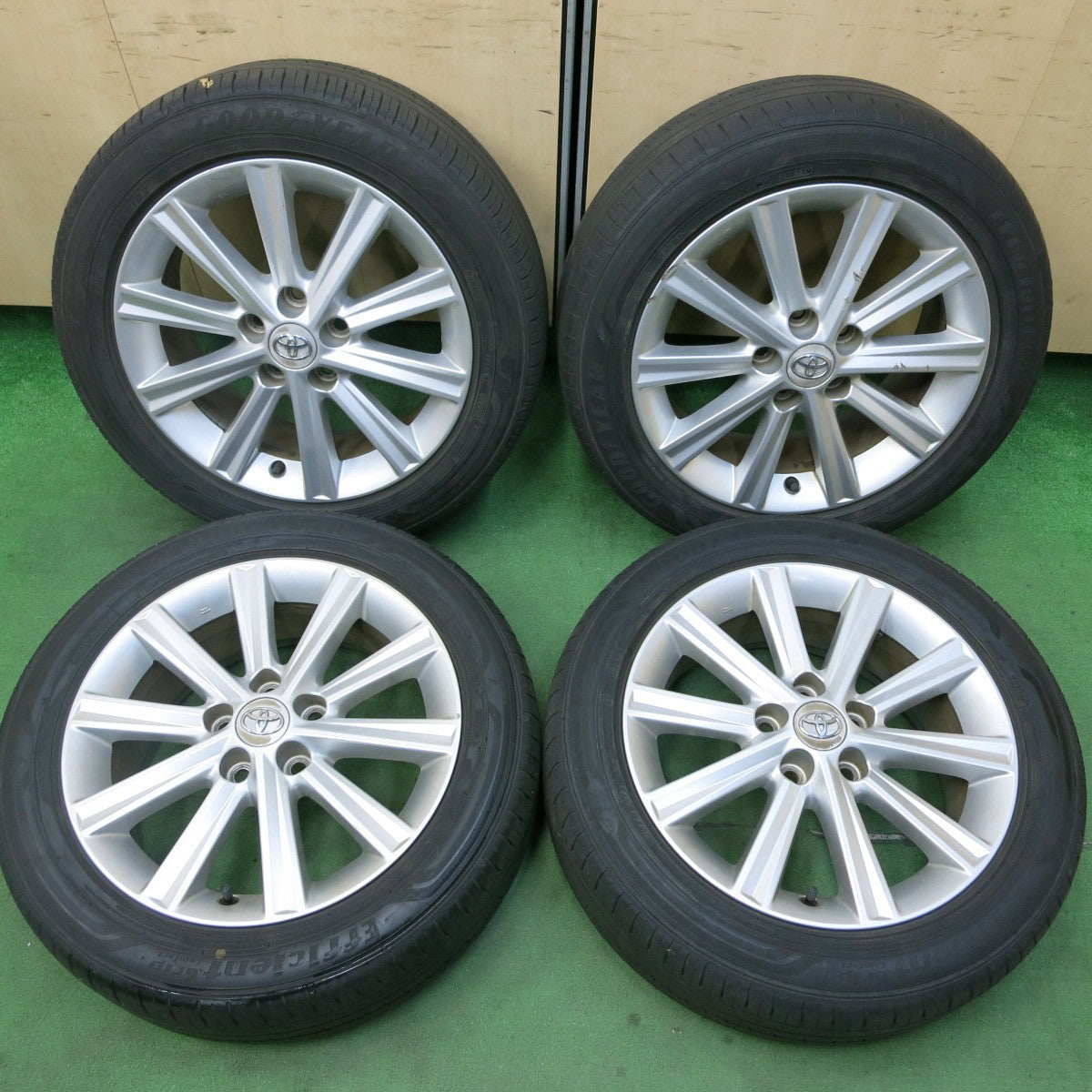 [送料無料] 4本価格！21年★トヨタ 50系 カムリ 純正 215/55R17 グッドイヤー EfficientGrip Comfort 17インチ PCD114.3/5H★4102305SYノ