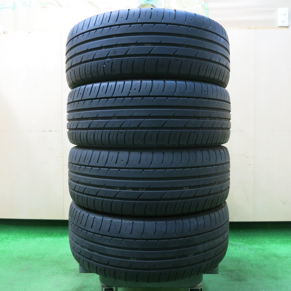 *送料無料* 4本価格★トヨタ NHP10 アクア 純正 195/50R16 ファルケン ZIEX ZE914 16インチ PCD100/4H★4031510イノ