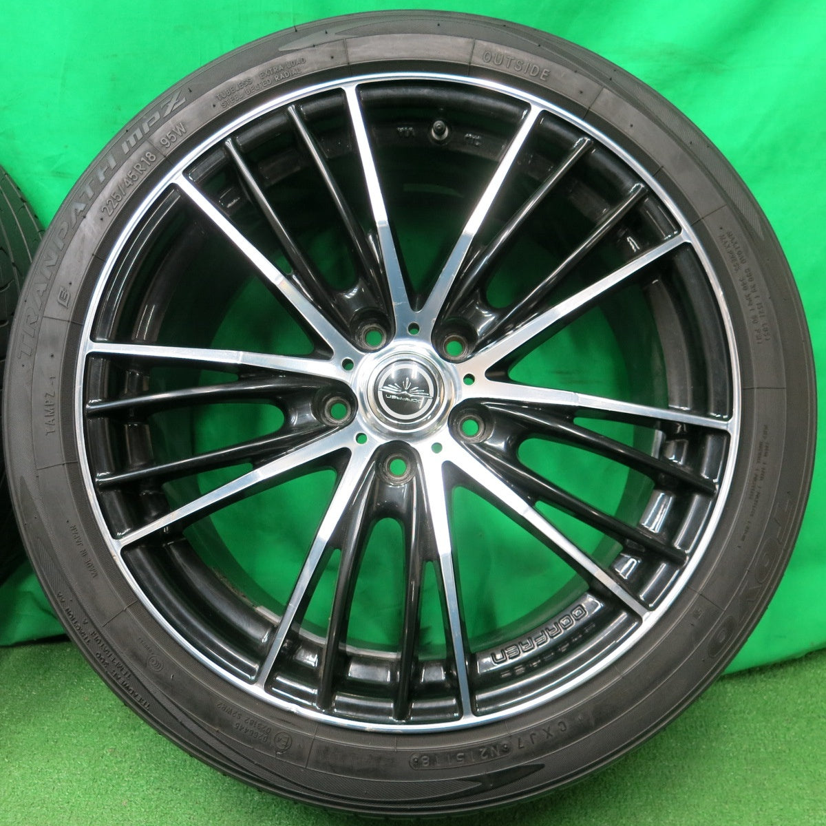 *送料無料* 4本価格★DORFREN 225/45R18 トーヨー トランパス MPZ ドルフレン 18インチ PCD114.3/5H★4050801ナノ